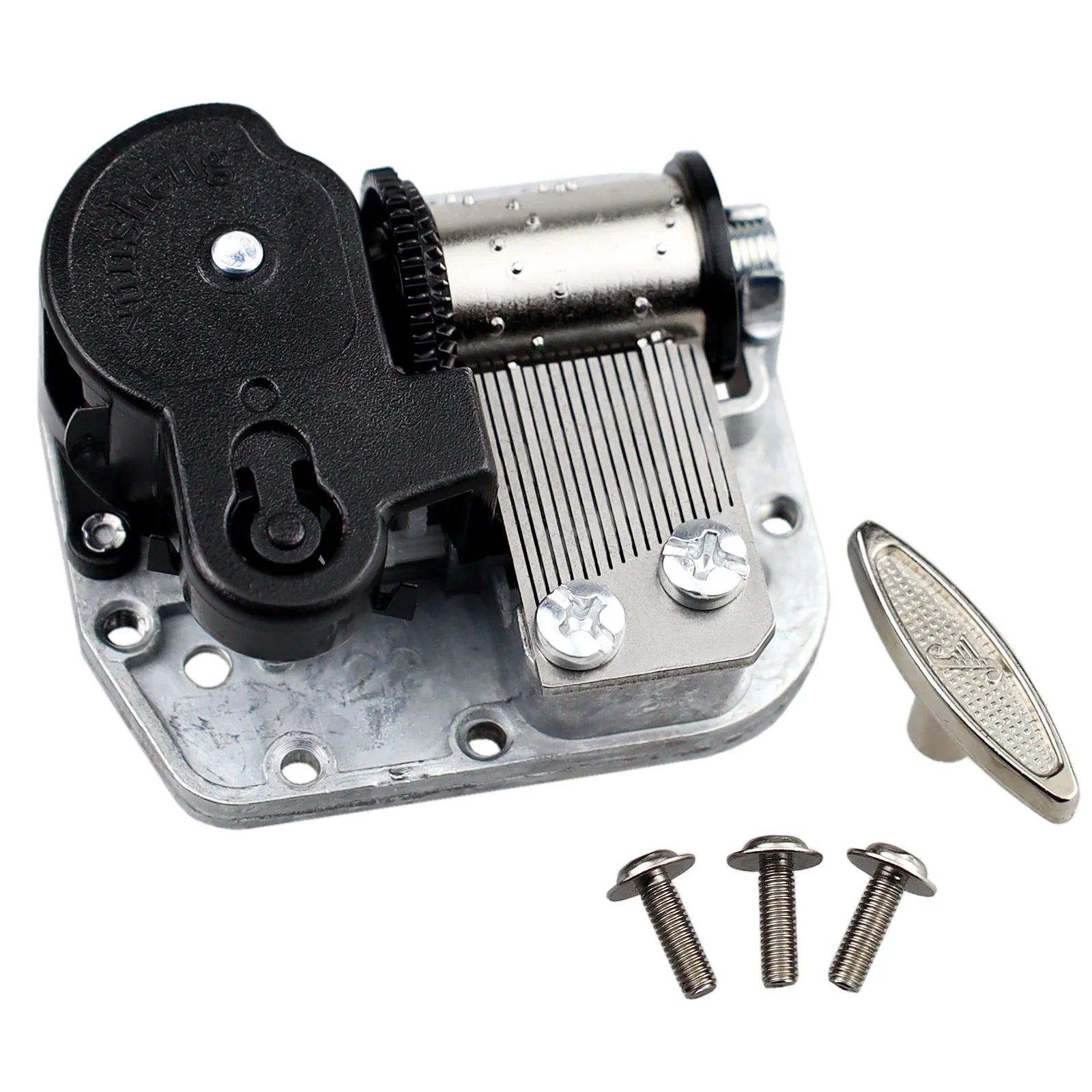 18 Note Metal Hand Crank Music Box Movement Custom Wholesale OEM Movie Theme Replacement for DIY Toy Gift Box Accessories