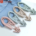 Lavinia Cheap Price Hangers for Traveling Camping Foldable Plastic Clothes Hangers Wardrobe & Clothing Organizer with Wall Mount