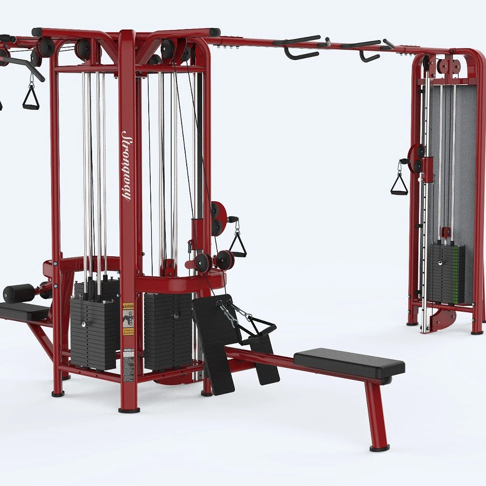 Commercial Multi Functional Strength Training Multi Station Gym Exercise Fitness Equipment Multi Jungle 5 Stations