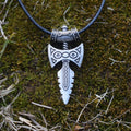 Thor's Hammer Mjolnir Pendant Choker Necklace Viking Scandinavian Norse Viking Necklace Men Gift