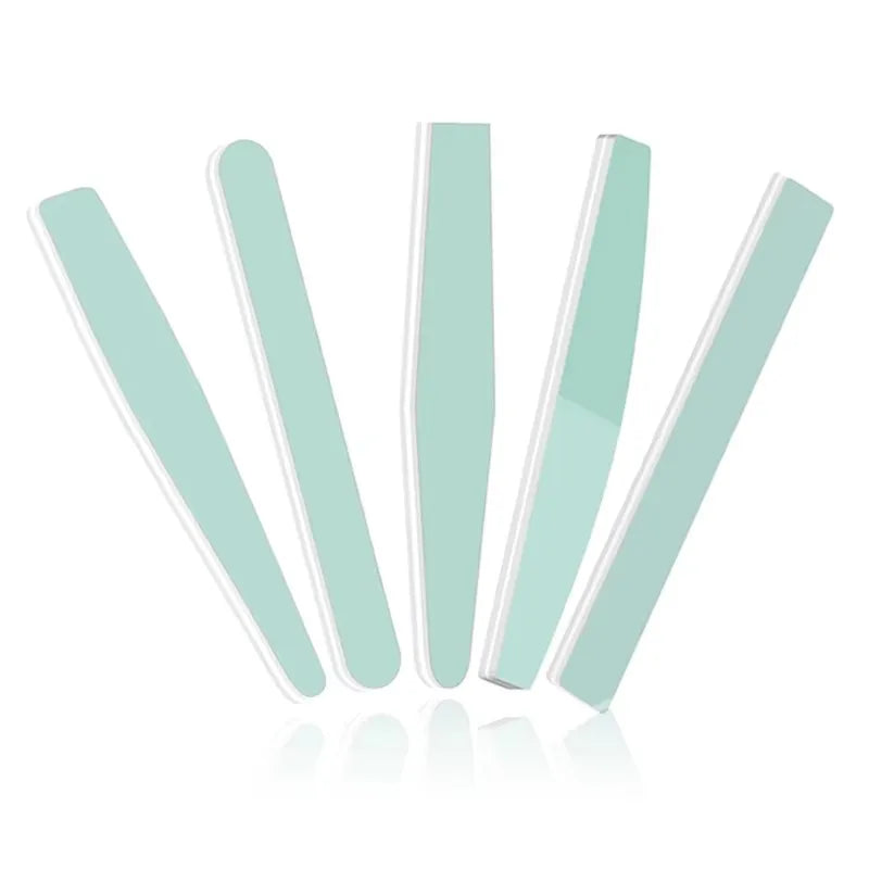 Wholesale Professional 2-Step Nail Buffer Shiner Rectangle Shaped Sandpaper Nail File Heart EVA Sponge Double Beauty Tool Cheap