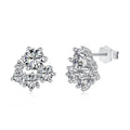 Dylam Oem Trend Classic Vintage Fine Jewelry Stud Earrings 925 Sterling Silver Design Beautiful Cubic Zirconia Earring for Women
