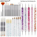 Nail Brush Set Painting Gel for Nail Art Brush Manicure Tool Acrylic Liquid Powder Carving Gel Liner Nails Brush Kit