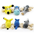 ZMaker Wholesale Custom Squeaky Dog Toy Durable Plush Dog Chewing Toys Portable Stuffed Teeth Clean Pet Toy