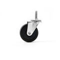 Furniture Casters M8-50 Threaded Stem Swivel Casters Screw Casters Without Brake for t Slot Profile Frame Hospital Cart#7178