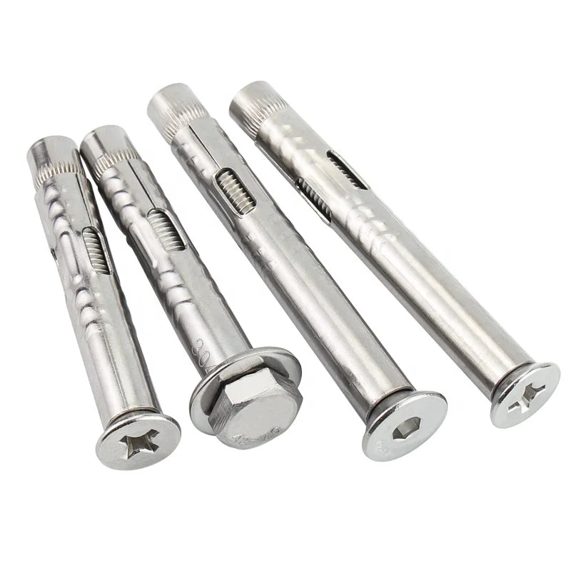 Flat Head Stud Anchor Bolt M12 Drop in Anchor Wedges Anchor for Block and Brick