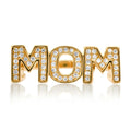 Milskye Luxury Fine Fashion Jewelry for Women 18k Gold Plated 925 Silver Ultimate Diamond Mom Stacking Rings
