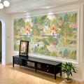 Wide Format Custom Printable Wallpaper Concise Style Non-woven Coated Fire-proof Wall Fabric for Living Room