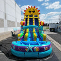 Double lane Waterslide Commercial Backyard Inflatable Water Slide for Adult Kids Bouncy Bounce House Jumper Jump Castle Bouncer