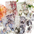 30pcs/pack PET Stickers Pack Flower Character Handbook Decoration Material Stickers
