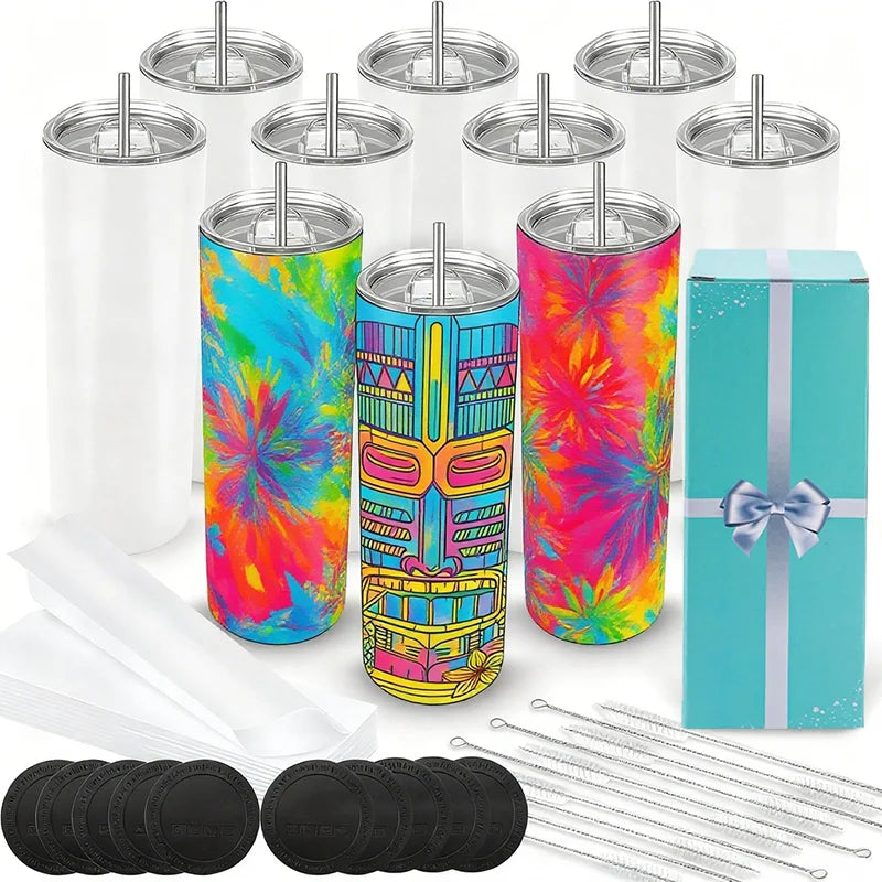 US Warehouse Partially Prepared Leak Proof Sublimation 15oz DIY Snow Globe Stainless Steel Tumbler Heat Press Printing