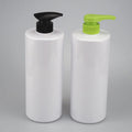 950ML Cylinder White Plastic Shampoo Bottle