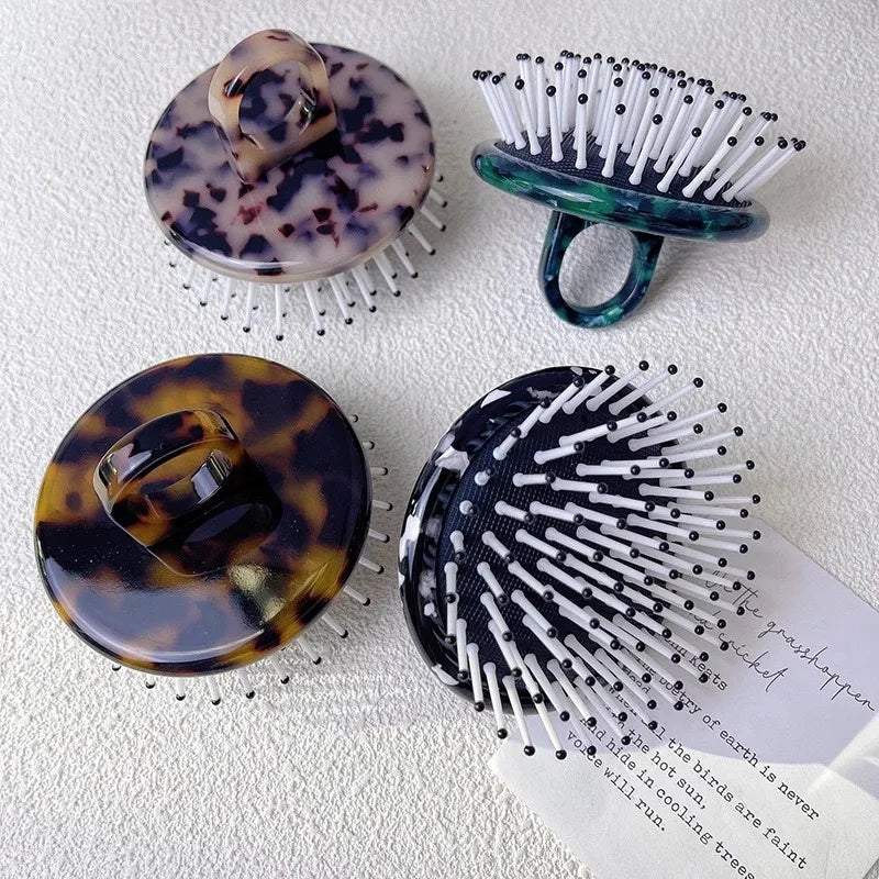 Wholesale air Cushion Comb Acetate Anti-Static Hairbrush Comb Cellulose Acetate air Cushion Massager Brush
