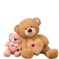 Giant Bear Hold Love Heart I Love You Customized Logo Multi-Color 45cm 65cm 90cm Valentine Plush PP Cotton Unisex Toy