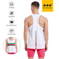 Men's Marathon Tank Top Custom Sublimation Print Lightweight Breathable Quick Dry Seamless Sporty Running Shirt