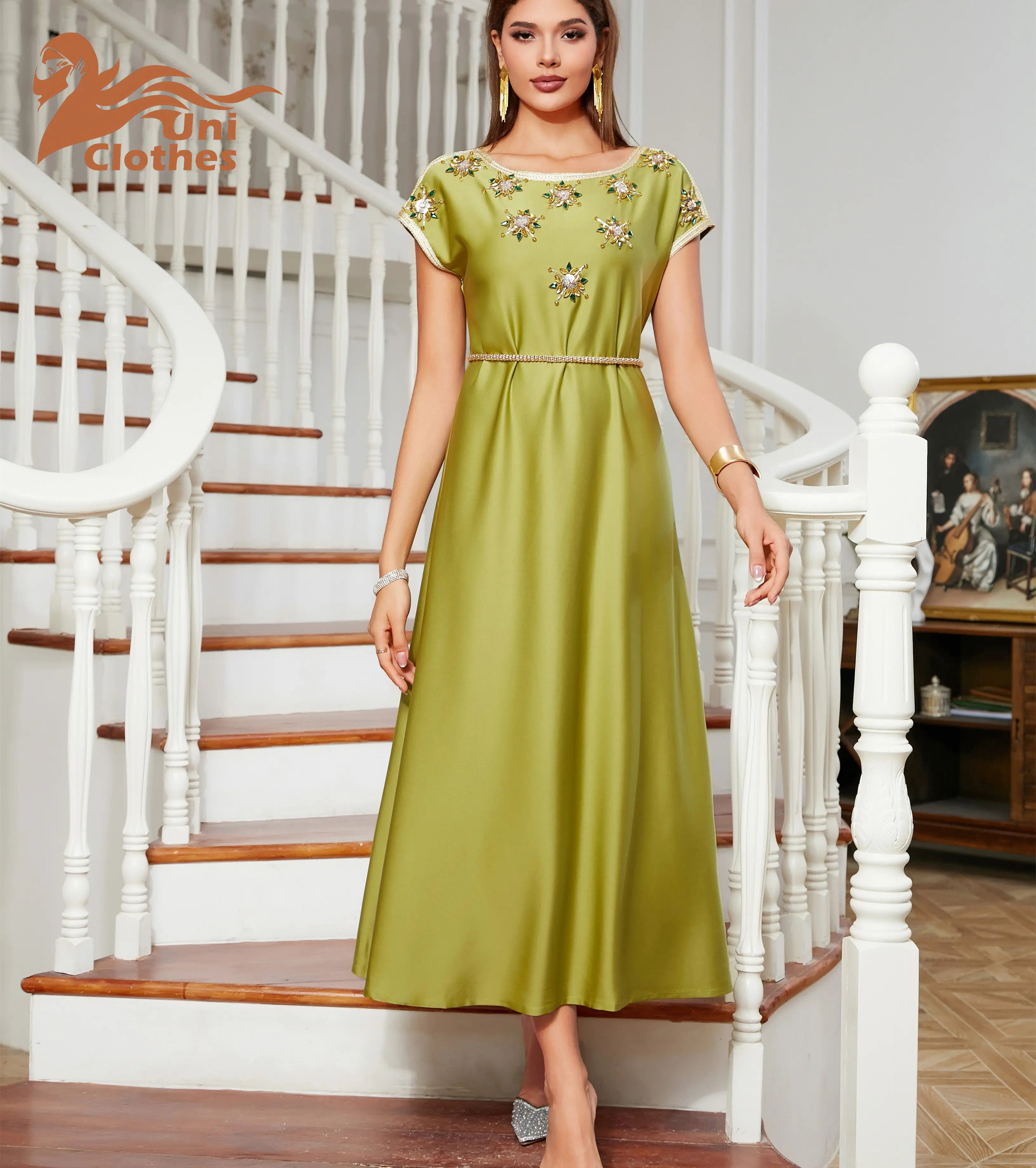 Abaya Turkey  Handwork  Abaya Dress  BA7030