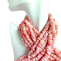 Tiny Pink Drilled Snail Shells making necklace