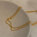 Simple and Trendy 925 Sterling Silver Chain Gold Plated DIY Necklace for Weddings Gifts and Engagements
