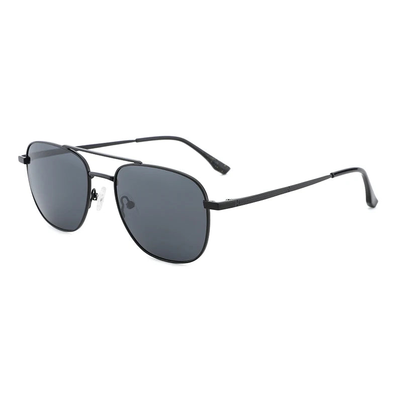 Factory Outlet Low Price Luxury Fashion Sunglasses Double Bridge Metal Frame Sunglasses