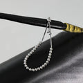 WMSB022 Round  Beads strung Adjustable S925 Sterling Silver Bracelet for Women