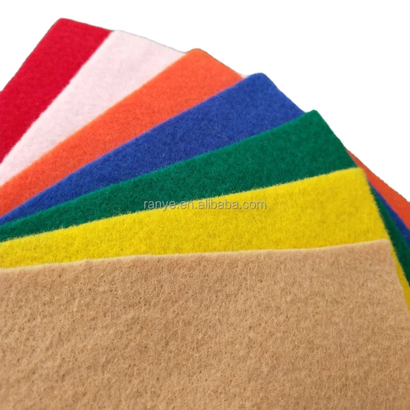 Soft Acrylic Felt Fabric Sheet Assorted Color Felt Pack DIY Craft Sewing Squares