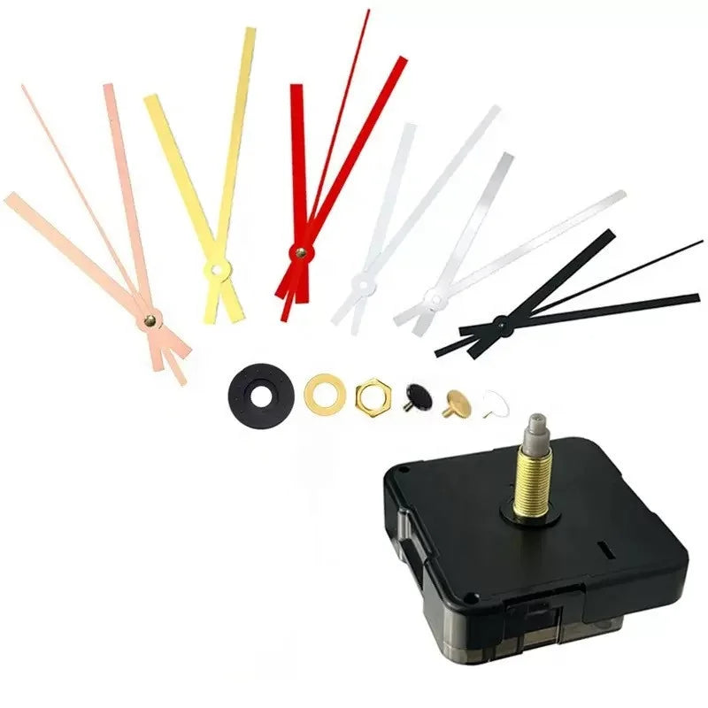 White Long Arrow 118mm and Silent Wall Clock Mechanism for 30' Wall Clock
