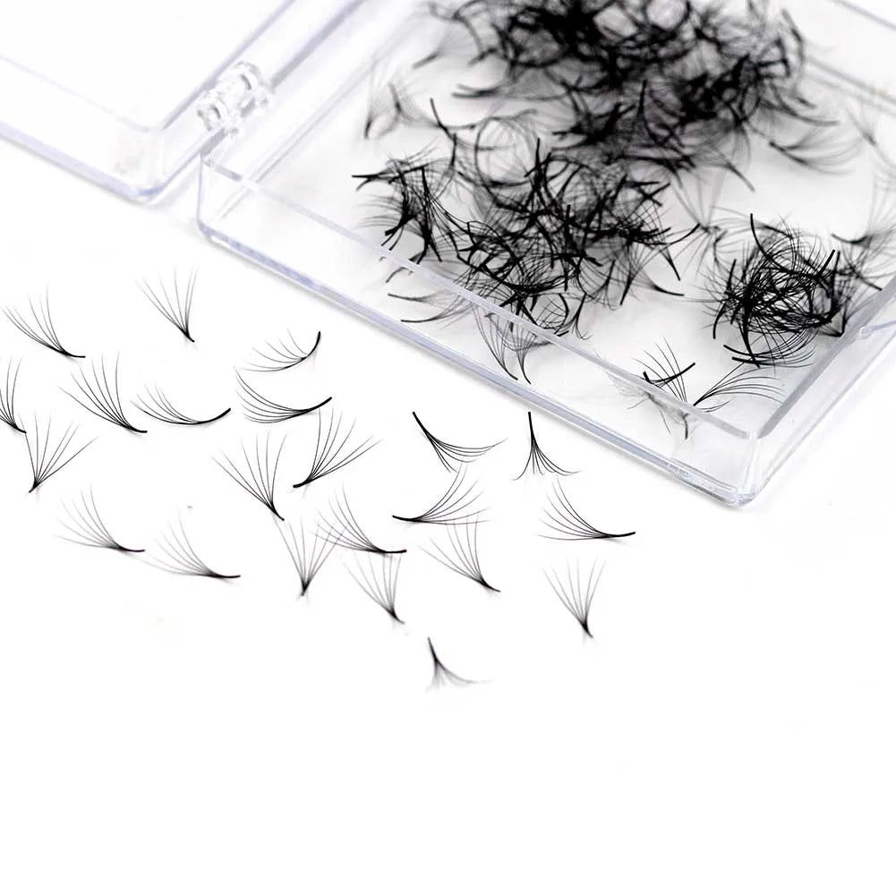 Private Label Premade Fans Volume Lashes Silk Pre Fanned Eyelash Extensions