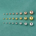 Hot Sale 925 Sterling Silver Round Spacer Beads for Jewelry Bracelet Making DIY Sterling Silver Findings
