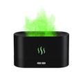 Original 3D Flame Aroma Diffuser 200ml Capacity Ultrasonic Fire Simulation Humidifier Flame Lamp USB Essential Oil Diffuser