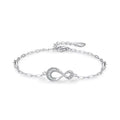 SL1694 925 Sterling Silver Infinite Love Pretty Bracelet for Women Fashion Jewelry Party Wedding Accessories Valentine Day Gift