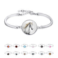 Live Love Rescue Chihuahua Great Dane Golden Retriever Dog Paw Print Cat Mom Butterfly Horses Horse Bangle Bracelets for Women