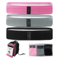 2024 New Arrival Home Workout Fitness Custom Logo Elastic Fabric Non Slip Rubber Hip Booty Yoga Resistance Band