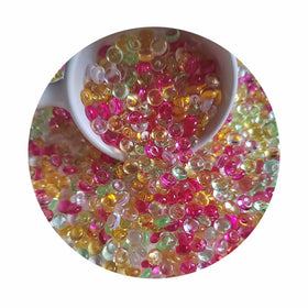 Wholesale 500g Colored Acrylic Mini Fish Bowl Beads Slime Charms for Vase Fillers Nail Art Table Scatter Crafts Decor