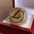 Hip Hop Men's Classic Stainless Steel Gemstone Ring for Basketball Championship Wedding & Party Occasions