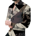 New Arrival Floral Spring Full Sleeve Shirt for Men Wedding Party Regular Fit 100% Polyester
