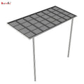 Modern Simple Patio Canopy with Polycarbonate Roof Rain Shade Awning Cover for Car Parking
