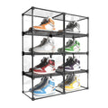 Acrylic Transparent Sneaker Box Clear Rectangle Crate Display for Shoe Storage Stackable Shoe Boxes