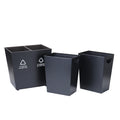 Mulleimer Hotel Home Use Bin Leather Dusbtin Garbage Waste Trash Cans Bin