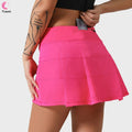 High Waisted Lightweight Pleated Tennis Skirts for Women Golf Skorts with Shorts Pockets Athletic Wear