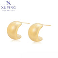 T000956580 XUPING JEWELRY 14K Gold Color Elegant Stainless Steel Korean Vintage Fashion Gold Plated Fine Earrings