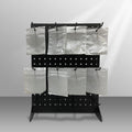 Metal Material Pegboard Display StandKeychain Display Small Pegboard Display Rack Support Customization Factory Outlet