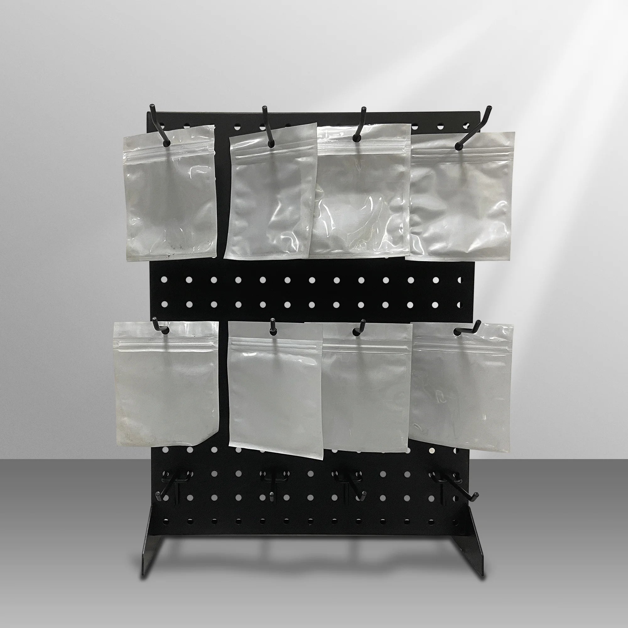 Metal Material Pegboard Display StandKeychain Display Small Pegboard Display Rack Support Customization Factory Outlet