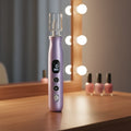 Professional Electric Nail Care Kit Low Noise USB 45000rpm File Nail Drill Machine With LED Light and Dust Shield MegaBDM