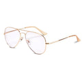 Aviation Metal Frame Sunglasses Classic Optics Eyeglasses Transparent Clear Lens Women Men Glasses Optical Pilot Style