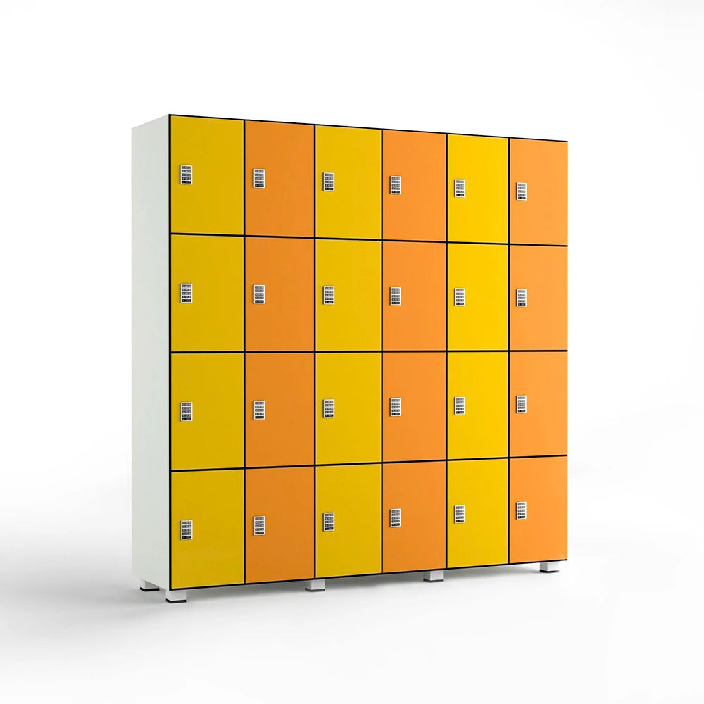 Modern Kids Keyless Electronic Locker with Combination Lock Trampoline Park Keypad Lock Locker with Key Wristband Unlock