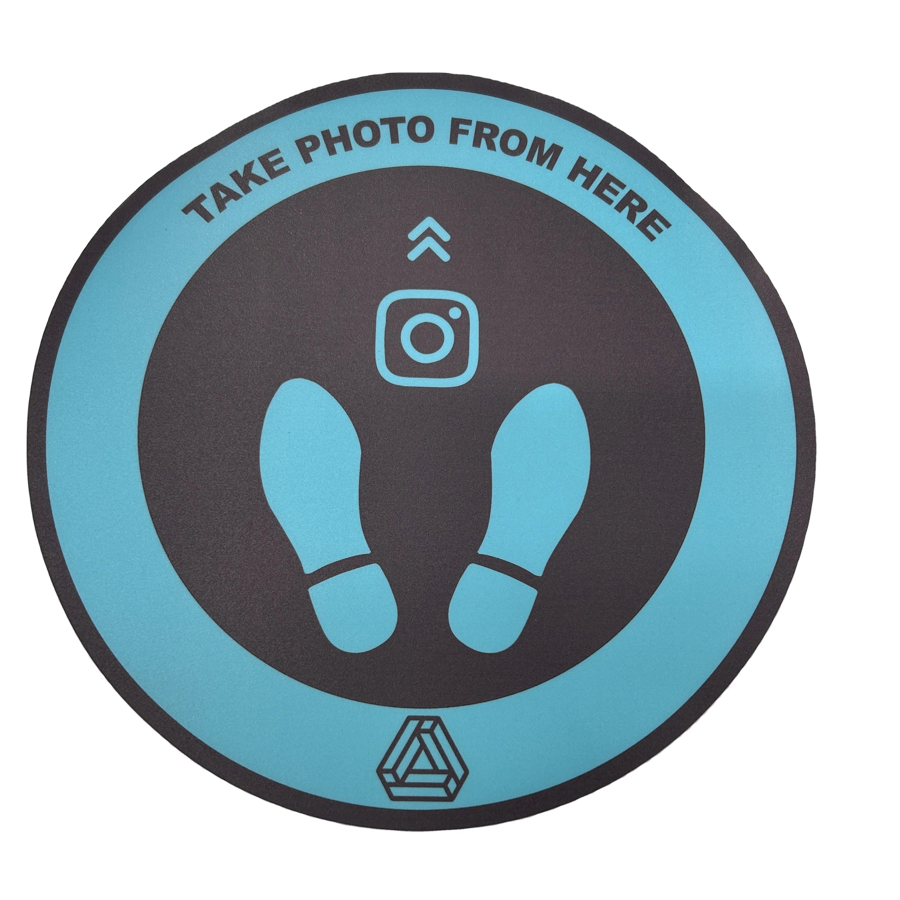 Custom Size Indoor Outdoor Advertising Self Adhesive Ground Graphic Floor Decals Sticker