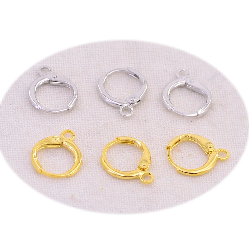 Wholesaler Round Open Loop for Earring Designs French Hook Fish Hook Earrings for DiY Earring Jewelry Making