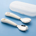 Safe Fancy Cute Metal Stainless Steel 304 Children Kids Baby Cutlery Set Cartoon for Child