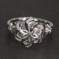 Genuine 925 Sterling Silver Ladies Ring the Galadriel Nenya Zircon Ennagement Wedding Band Ring