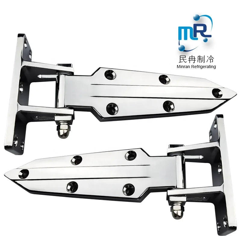 1460 Aluminum Zinc Alloy Polished Finish Industrial Refrigerator Truck Parts Cabinet Door Hinge